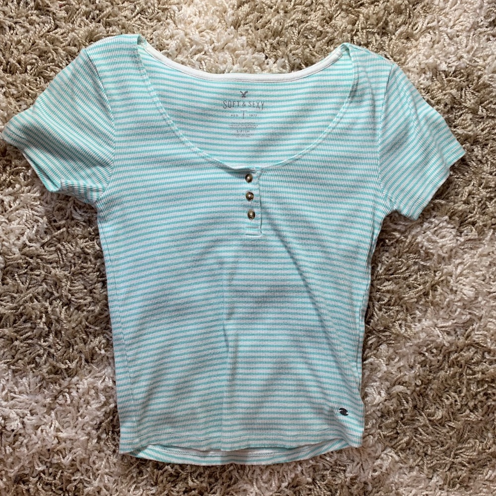 American Eagle Soft and Sexy Striped Shirt